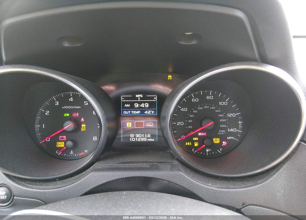 2018 SUBARU OUTBACK 2.5I VIN: 4S4BSAACXJ3392787