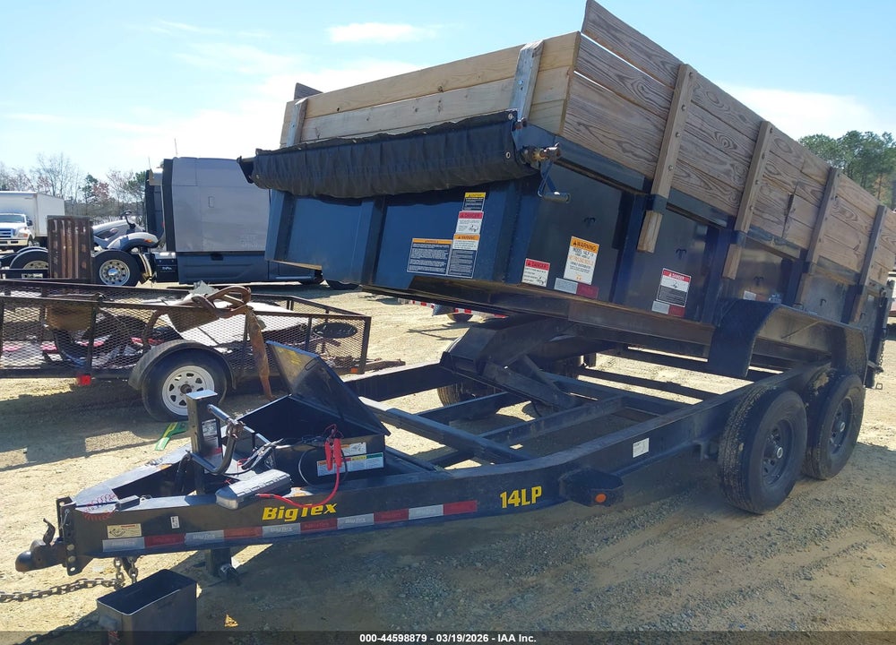 2021 BIG TEX DUMP TRAILER VIN: 16V1D1923M5058328