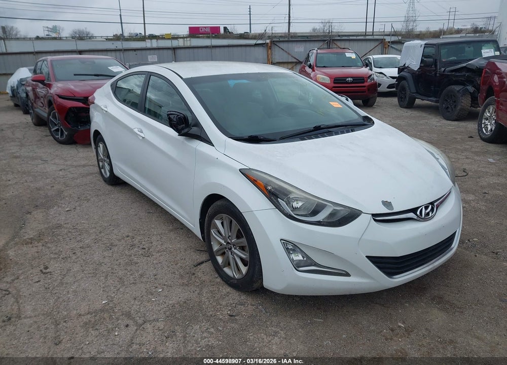 2016 HYUNDAI ELANTRA SE VIN: 5NPDH4AE3GH659960