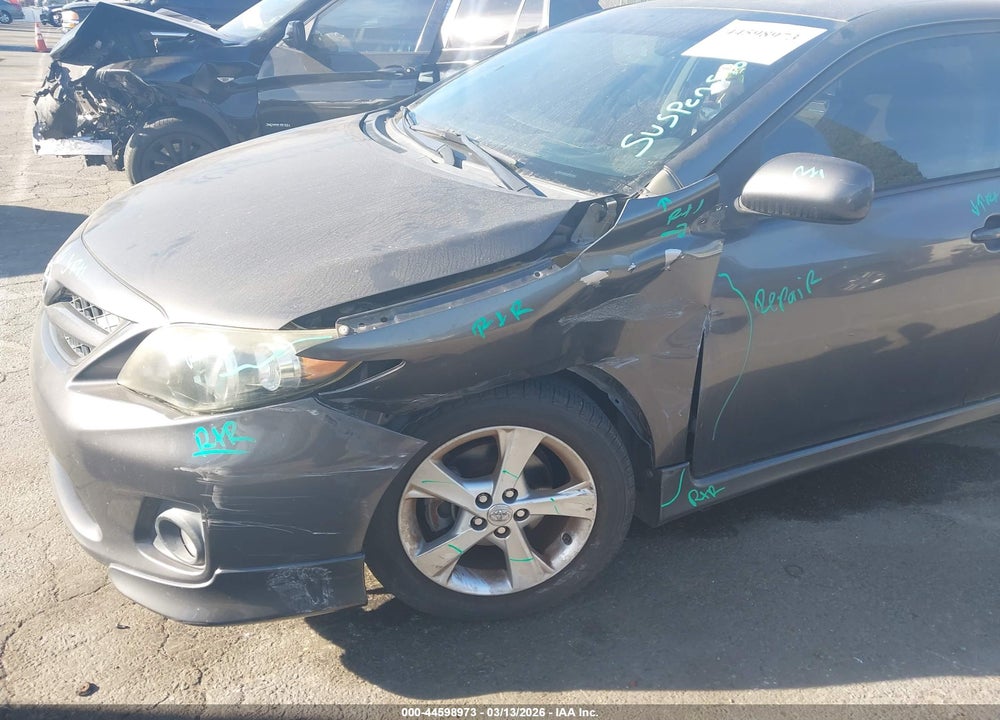 2013 TOYOTA COROLLA S VIN: 5YFBU4EE1DP161266