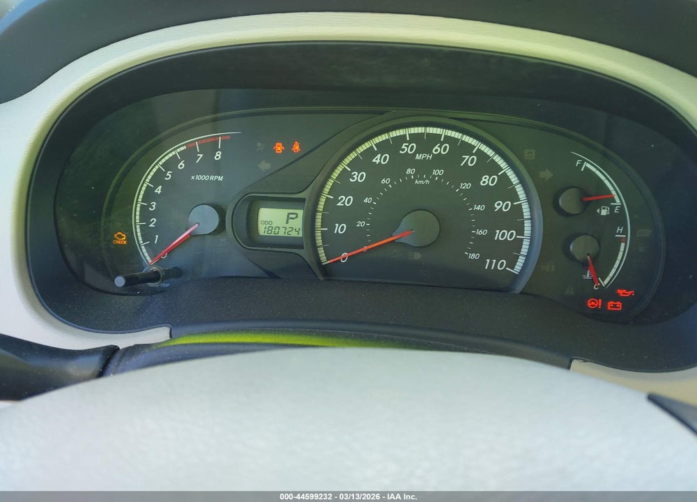 2013 TOYOTA SIENNA LE V6 8 PASSENGER VIN: 5TDKK3DC3DS392337