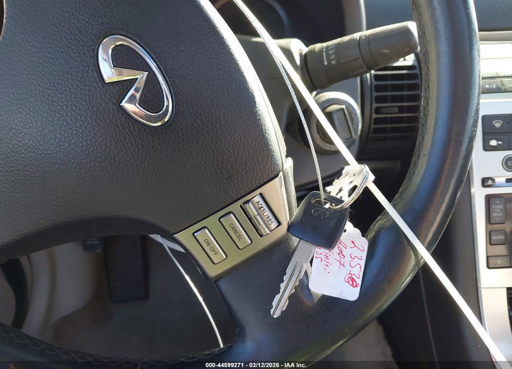2007 INFINITI G35 COUPE VIN: JNKCV54EX7M909592