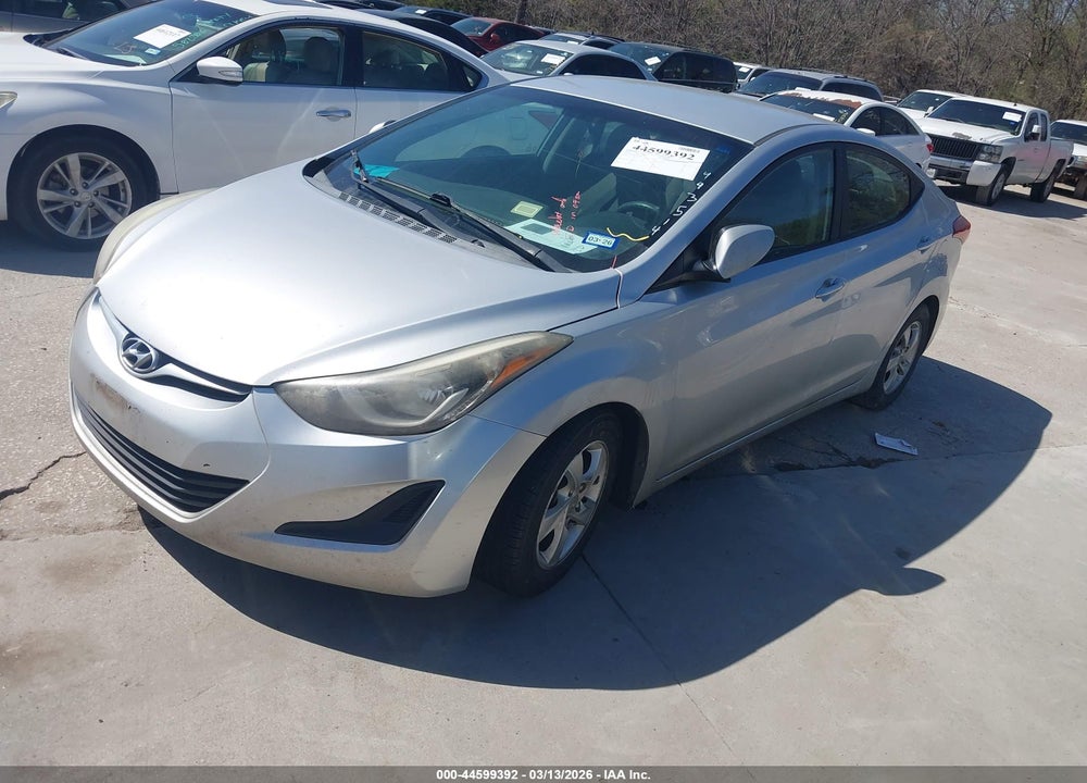 2014 HYUNDAI ELANTRA SE VIN: 5NPDH4AE8EH493514