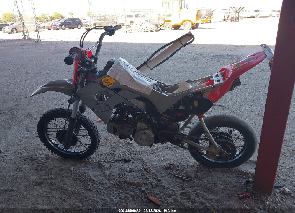 2022 HONDA CRF110 F VIN: LALJE0244N3408841