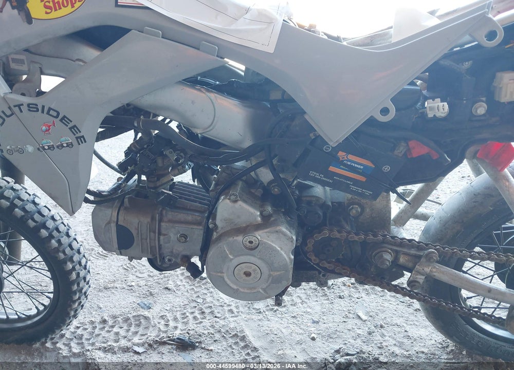 2022 HONDA CRF110 F VIN: LALJE0244N3408841