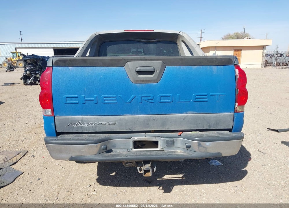 2004 CHEVROLET AVALANCHE 1500 VIN: 3GNEK12T94G100880