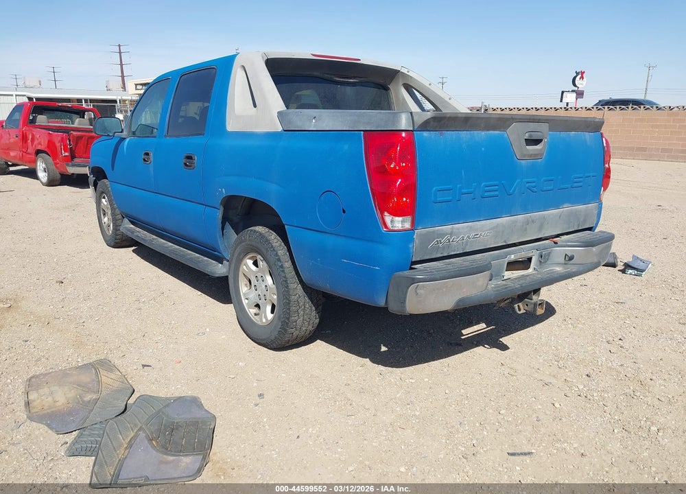 2004 CHEVROLET AVALANCHE 1500 VIN: 3GNEK12T94G100880