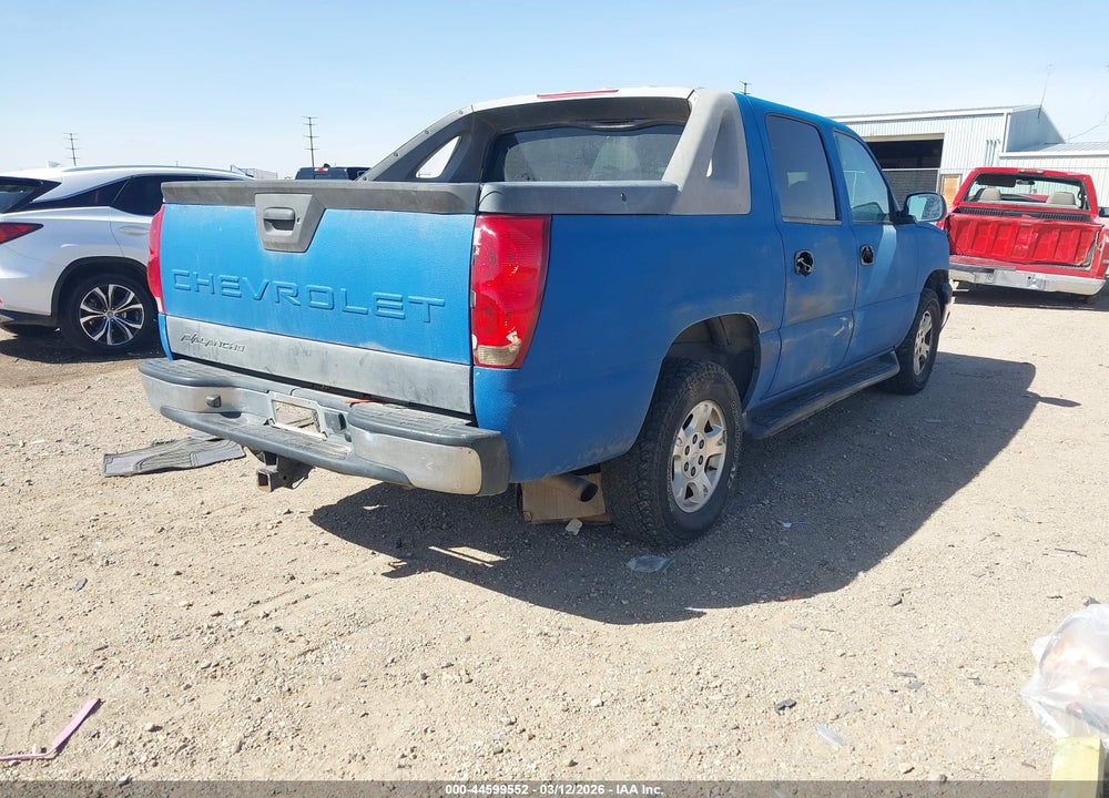 2004 CHEVROLET AVALANCHE 1500 VIN: 3GNEK12T94G100880