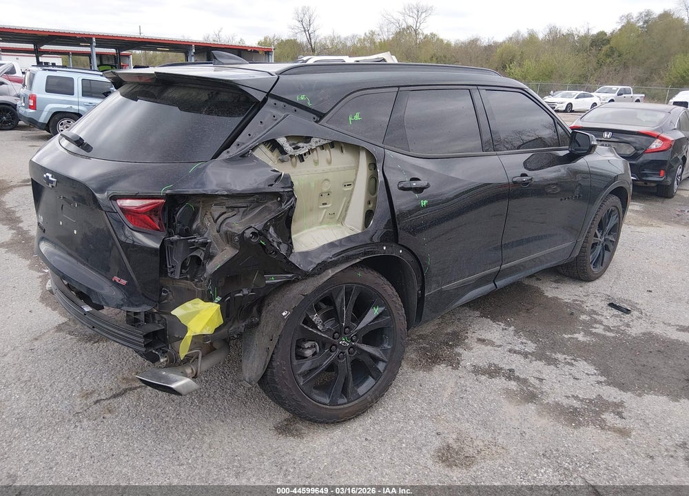 2022 CHEVROLET BLAZER FWD RS VIN: 3GNKBERS2NS216427