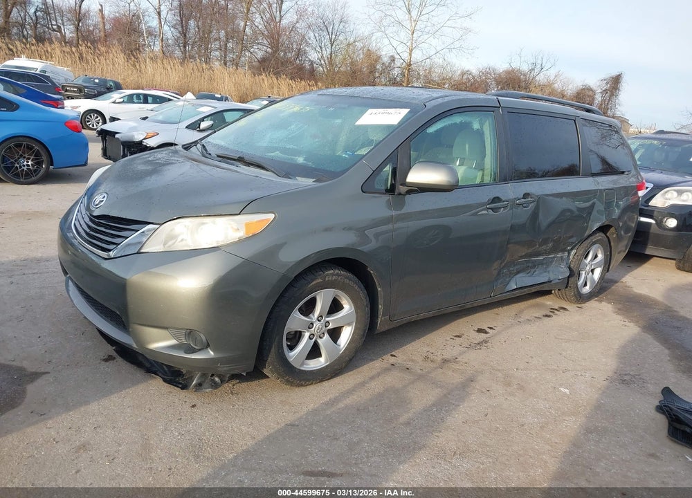 2011 TOYOTA SIENNA LE V6 VIN: 5TDKK3DC4BS156485
