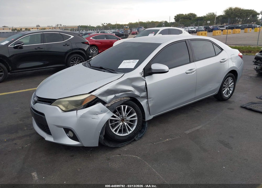 2015 TOYOTA COROLLA LE/LE PLUS/LE PREMIUM VIN: 5YFBURHE6FP244803