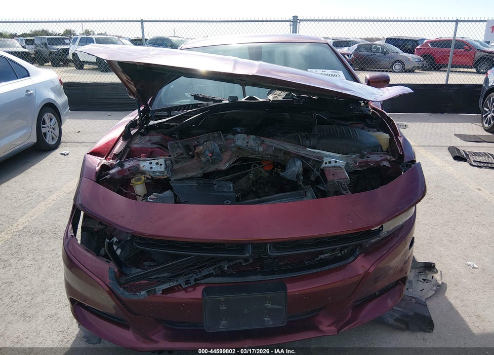 2019 DODGE CHARGER SXT RWD VIN: 2C3CDXBG3KH745672