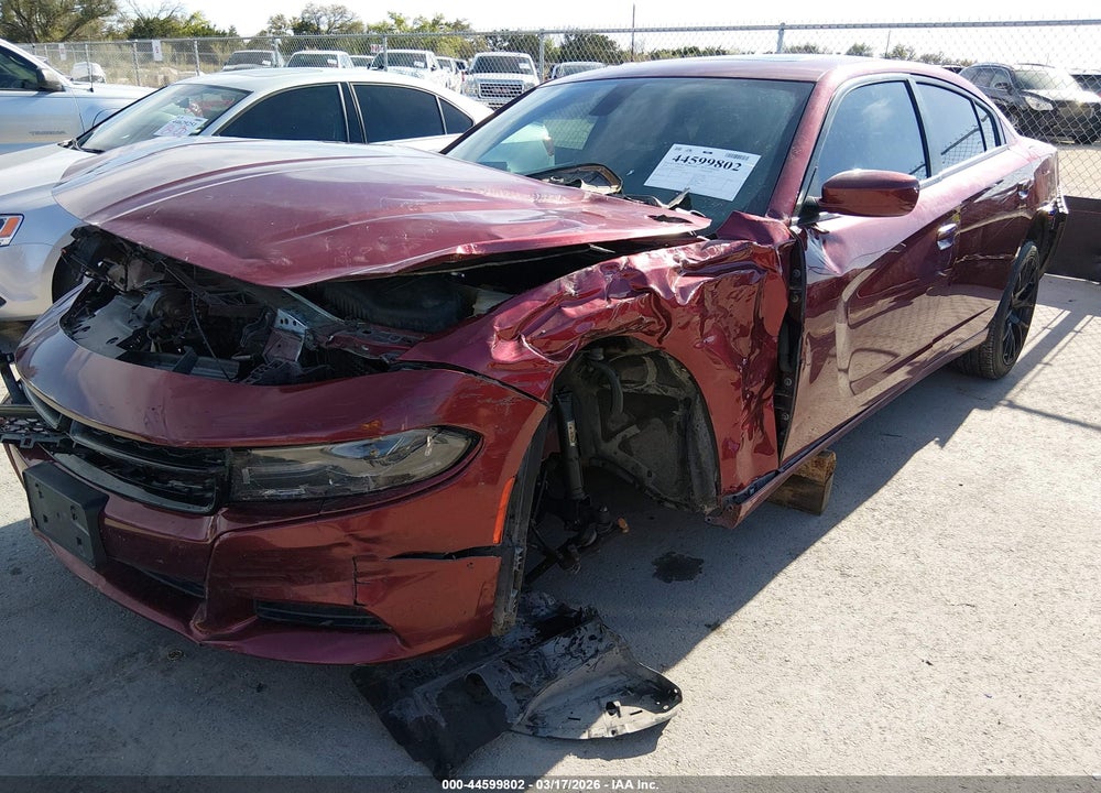 2019 DODGE CHARGER SXT RWD VIN: 2C3CDXBG3KH745672