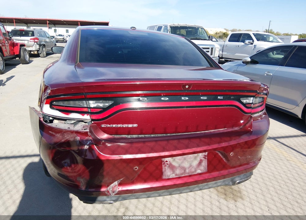 2019 DODGE CHARGER SXT RWD VIN: 2C3CDXBG3KH745672