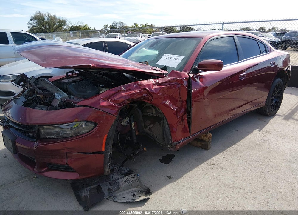 2019 DODGE CHARGER SXT RWD VIN: 2C3CDXBG3KH745672