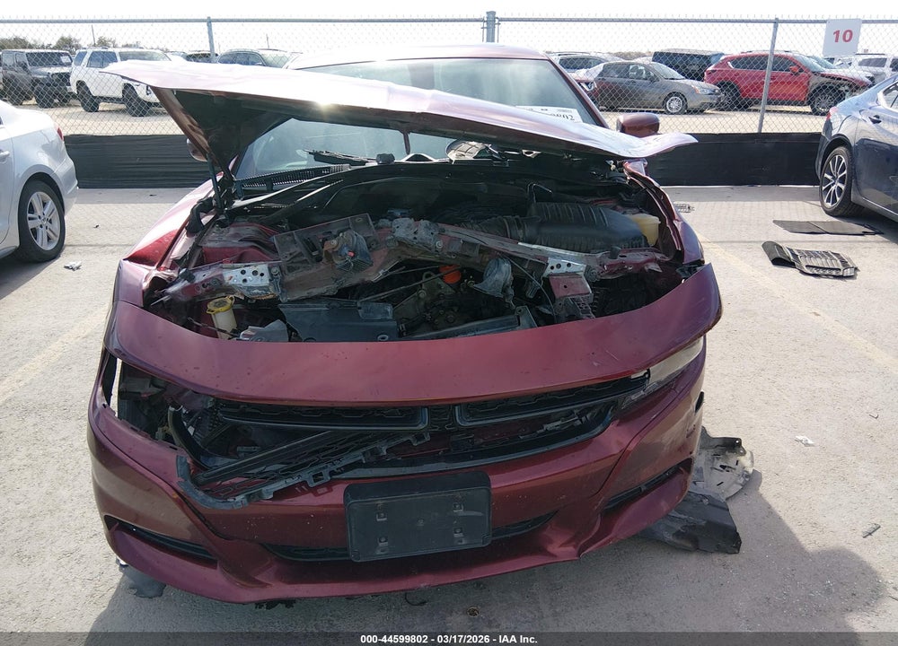 2019 DODGE CHARGER SXT RWD VIN: 2C3CDXBG3KH745672