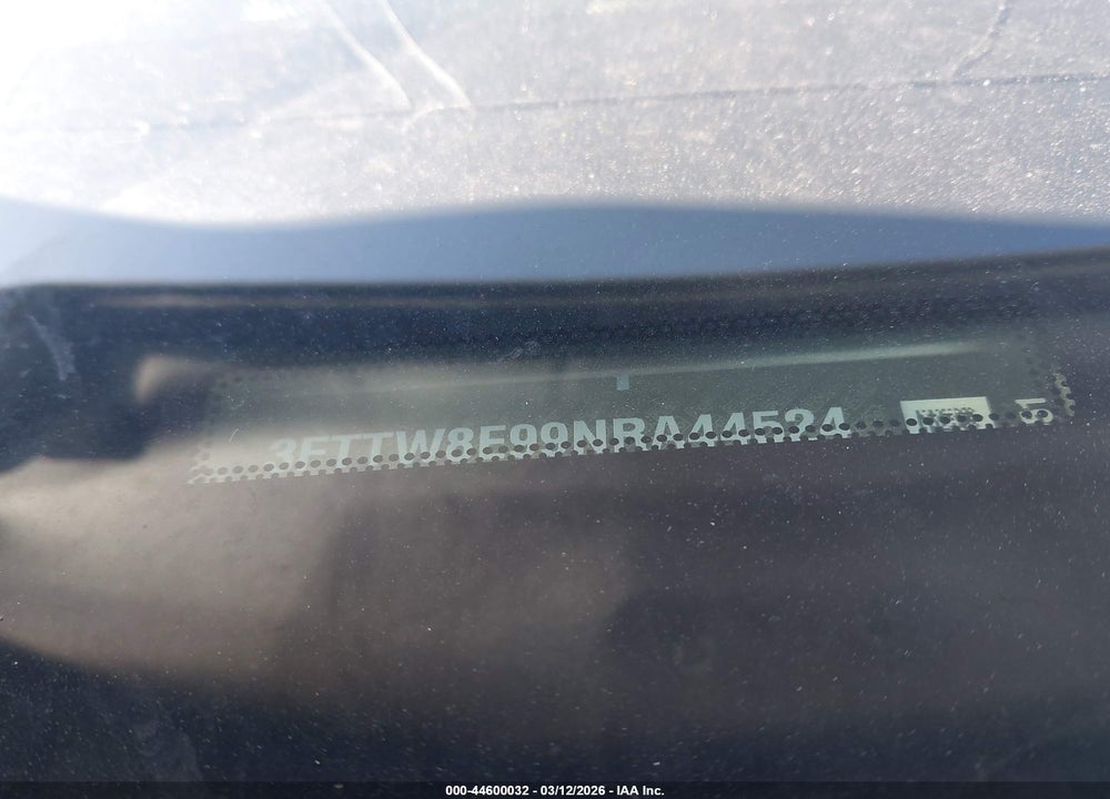 2022 FORD MAVERICK XL VIN: 3FTTW8E99NRA44524