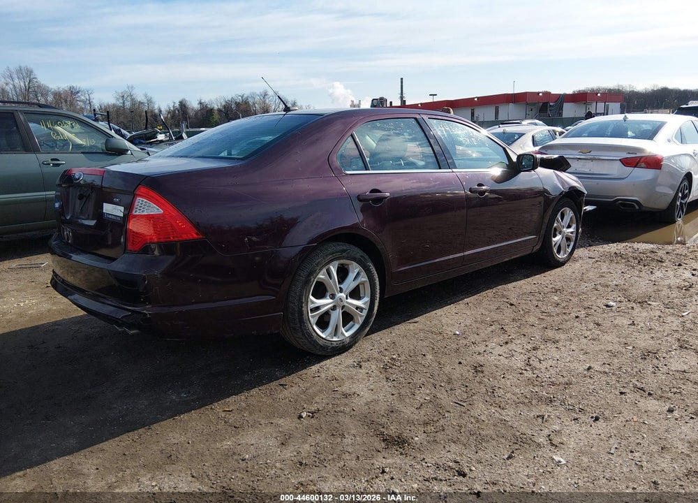 2012 FORD FUSION SE VIN: 3FAHP0HA8CR426461