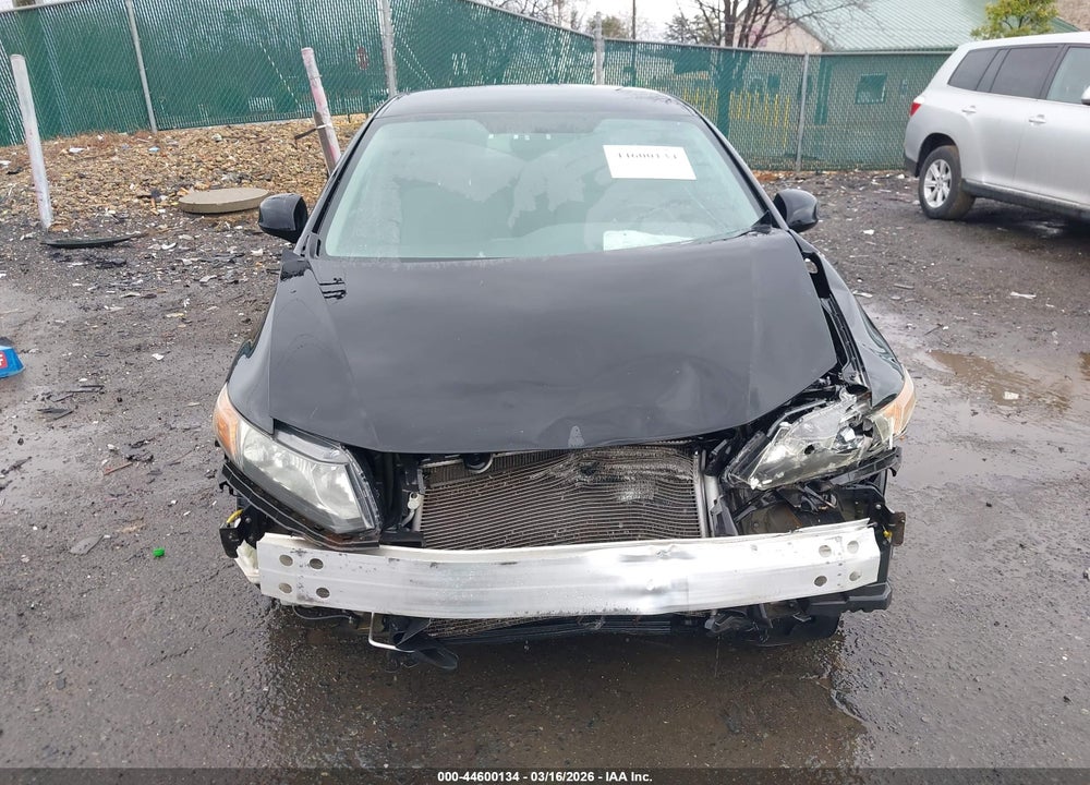 2012 HONDA CIVIC LX VIN: 19XFB2F53CE074575