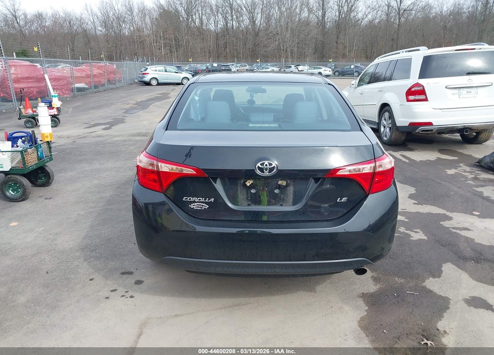 2019 TOYOTA COROLLA LE VIN: 2T1BURHE7KC186579