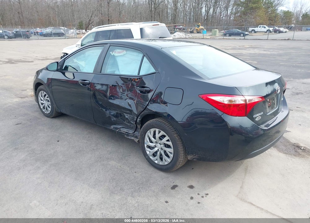 2019 TOYOTA COROLLA LE VIN: 2T1BURHE7KC186579