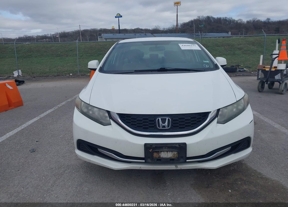 2013 HONDA CIVIC LX VIN: 19XFB2F51DE044752