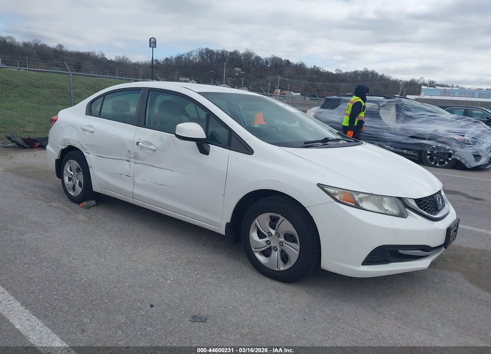 2013 HONDA CIVIC LX VIN: 19XFB2F51DE044752
