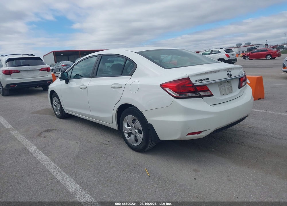 2013 HONDA CIVIC LX VIN: 19XFB2F51DE044752