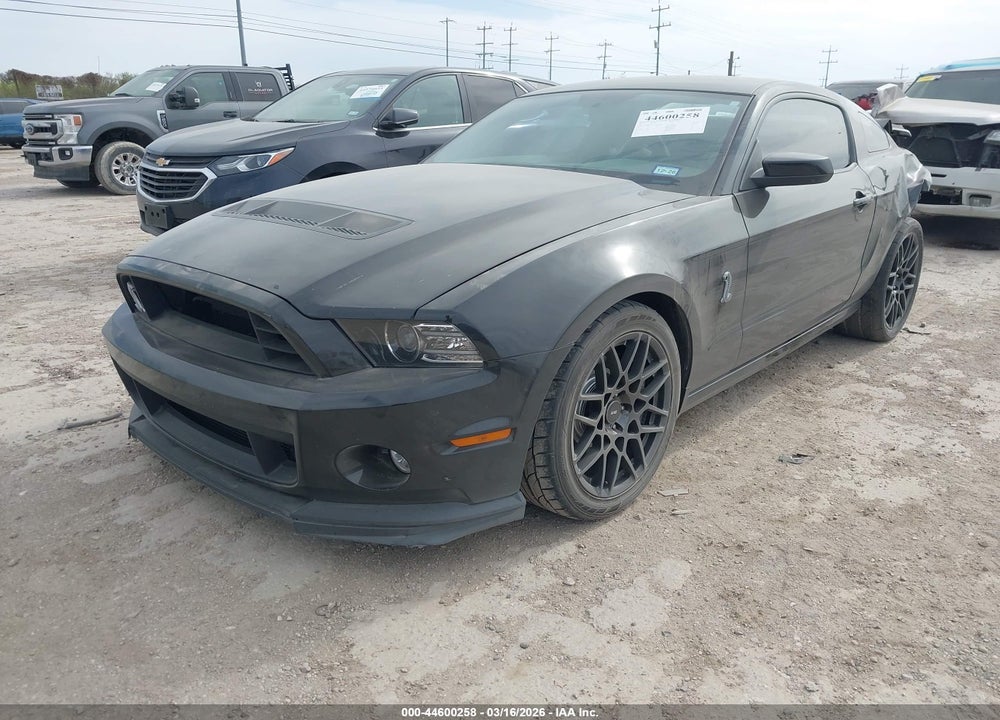 2013 FORD SHELBY GT500 VIN: 1ZVBP8JZ0D5221412