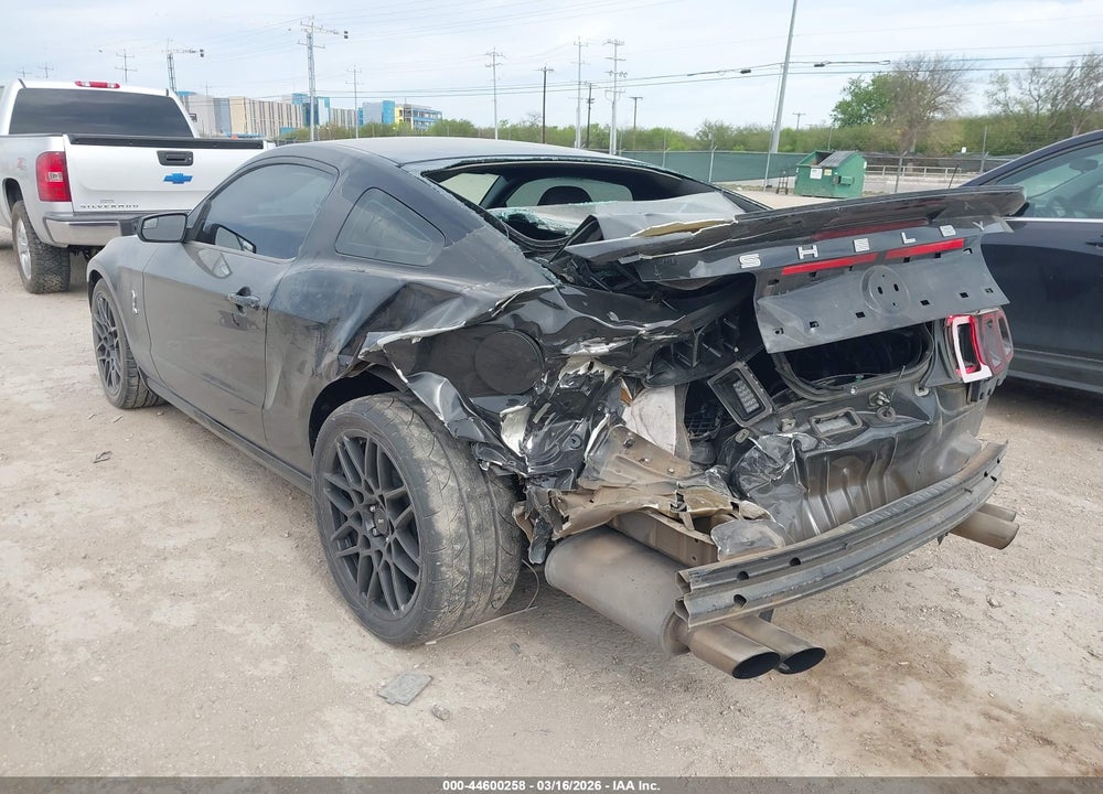 2013 FORD SHELBY GT500 VIN: 1ZVBP8JZ0D5221412