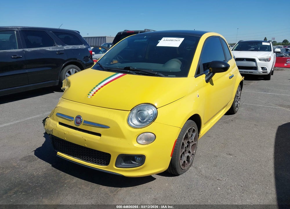 2012 FIAT 500 SPORT VIN: 3C3CFFBR1CT182815