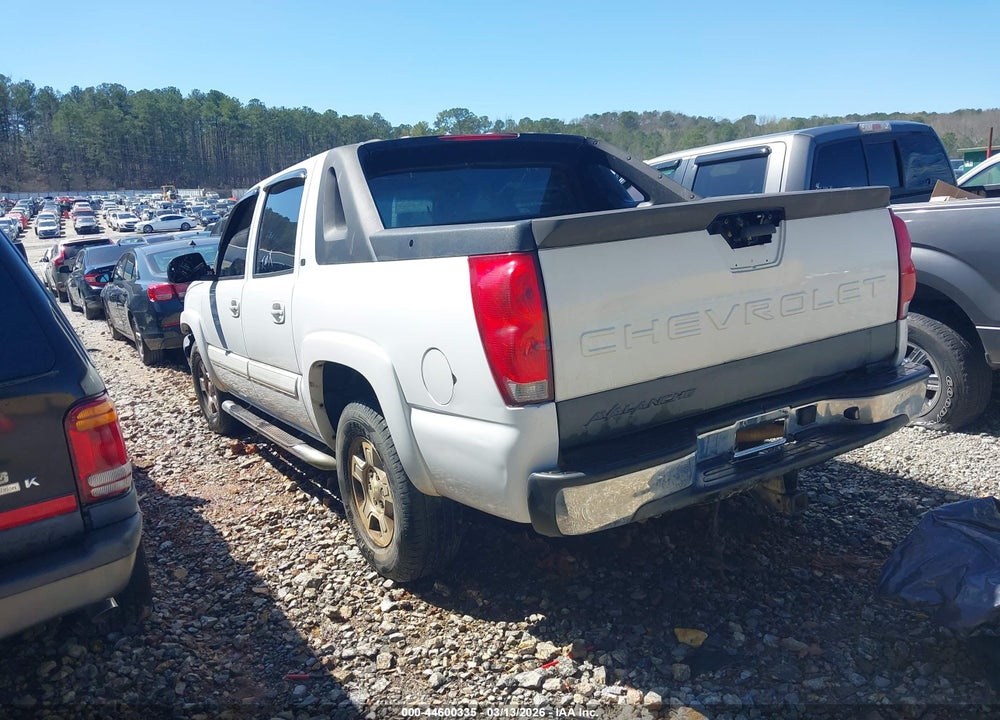 2005 CHEVROLET AVALANCHE 1500 LT VIN: 3GNEC12Z05G276414