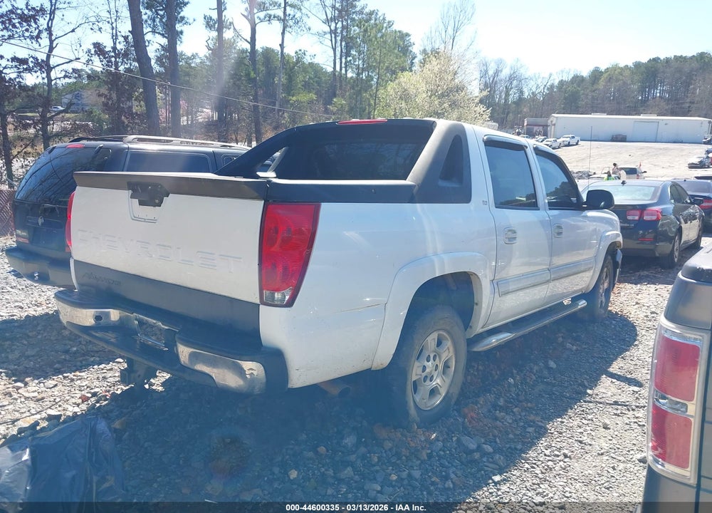 2005 CHEVROLET AVALANCHE 1500 LT VIN: 3GNEC12Z05G276414