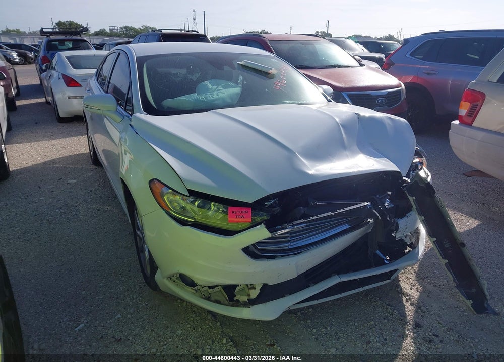 2017 FORD FUSION SE VIN: 3FA6P0H7XHR370025