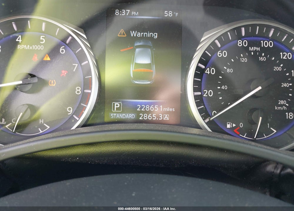2014 INFINITI Q50 SPORT VIN: JN1BV7APXEM693127