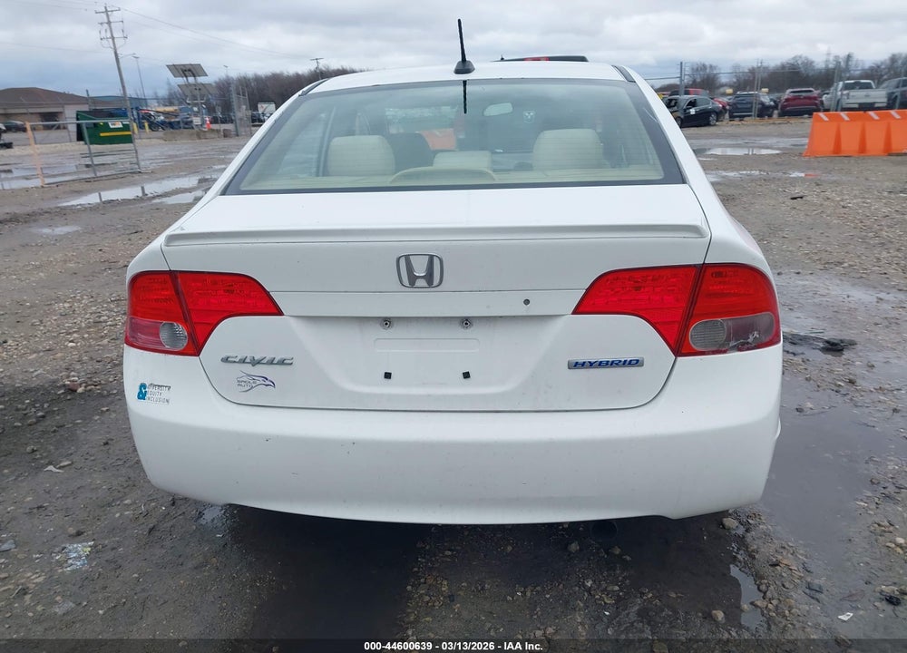 2007 HONDA CIVIC HYBRID VIN: JHMFA36227S013296