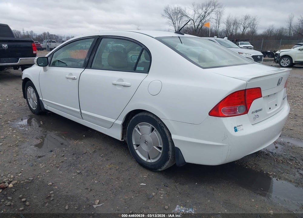 2007 HONDA CIVIC HYBRID VIN: JHMFA36227S013296