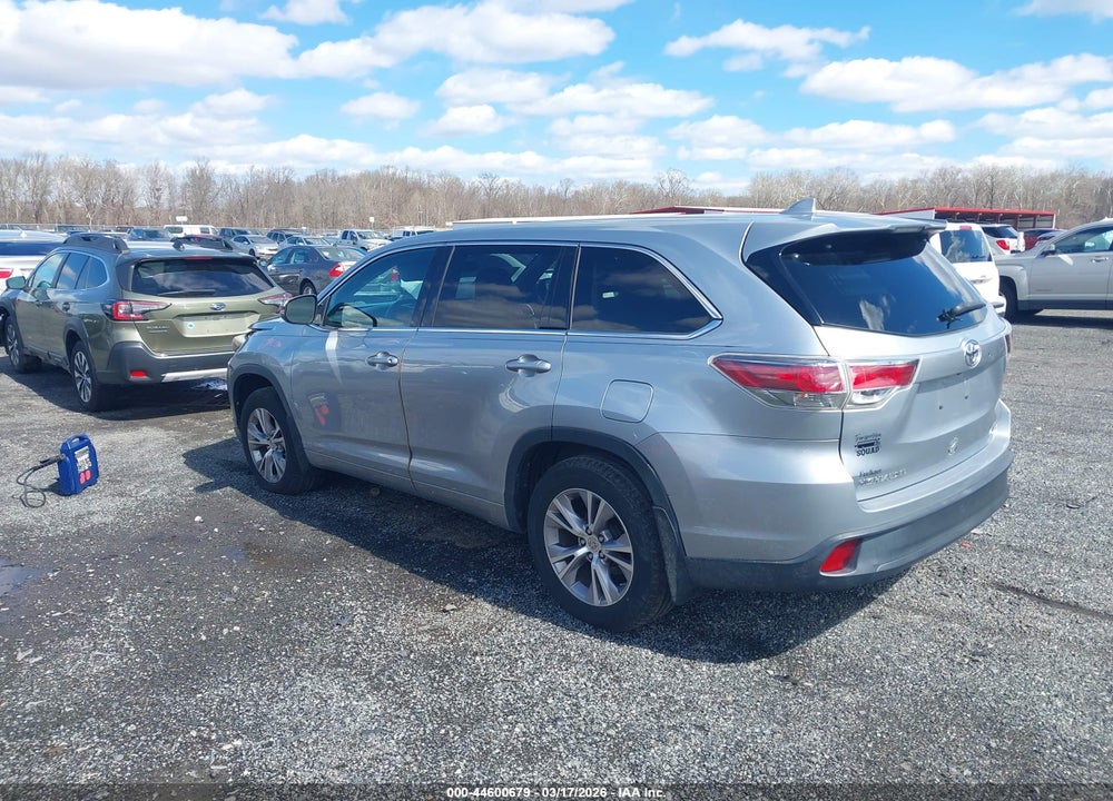 2015 TOYOTA HIGHLANDER LE PLUS V6 VIN: 5TDBKRFH0FS077154