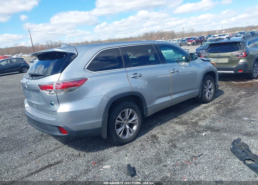 2015 TOYOTA HIGHLANDER LE PLUS V6 VIN: 5TDBKRFH0FS077154