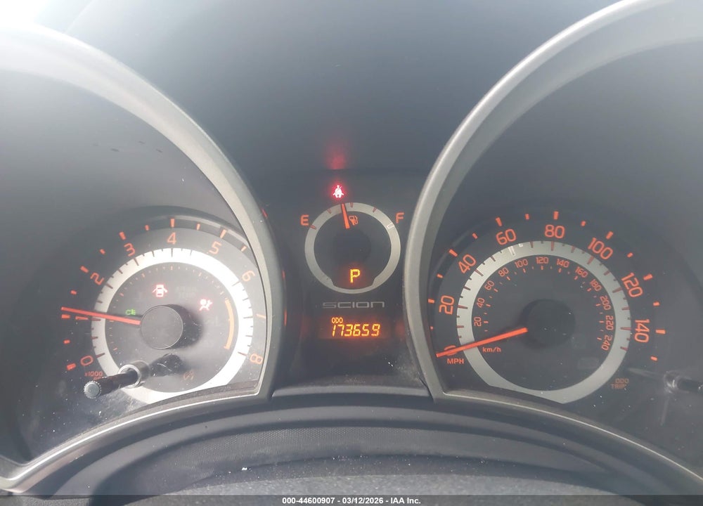 2012 SCION TC VIN: JTKJF5C7XC3041885