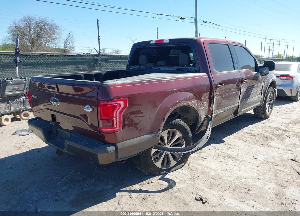 2015 FORD F-150 KING RANCH VIN: 1FTEW1CG8FFC76886
