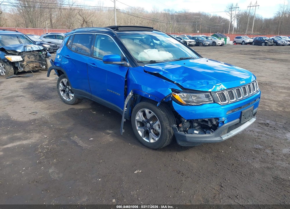 2019 JEEP COMPASS LIMITED 4X4 VIN: 3C4NJDCB0KT630744