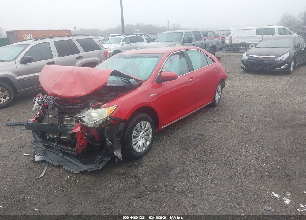 2012 TOYOTA CAMRY HYBRID LE VIN: 4T1BD1FK8CU055025