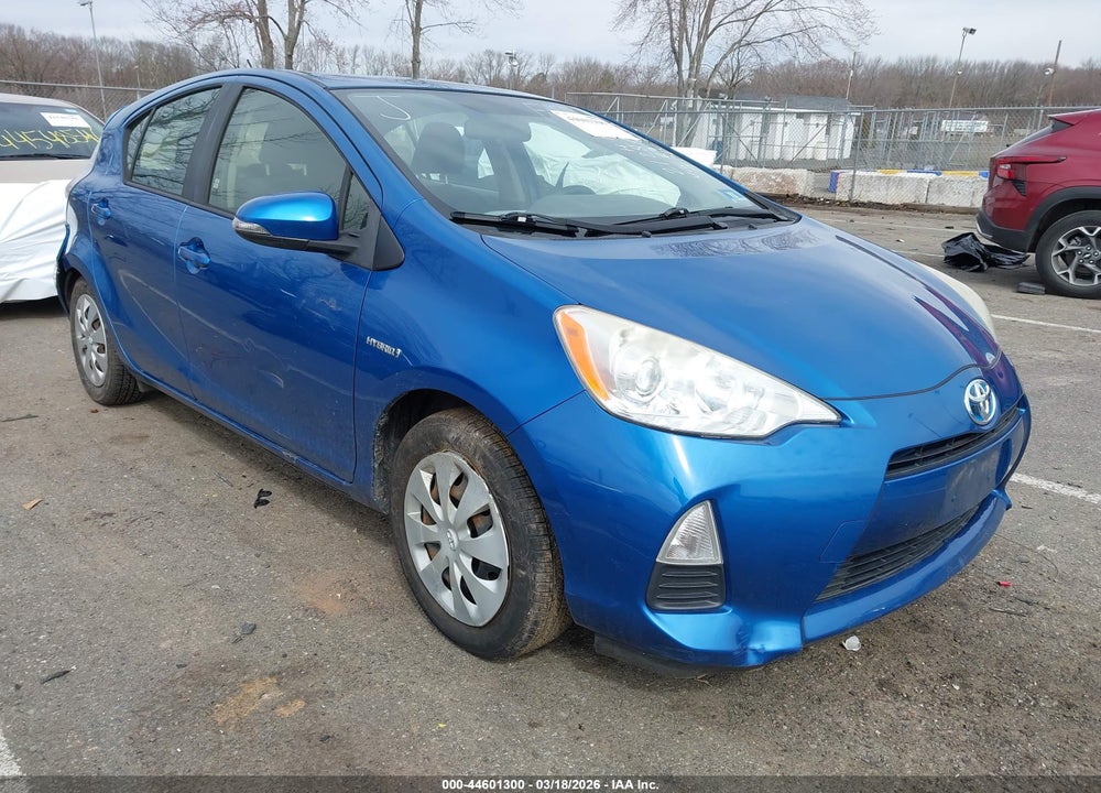 2012 TOYOTA PRIUS C THREE VIN: JTDKDTB38C1016709