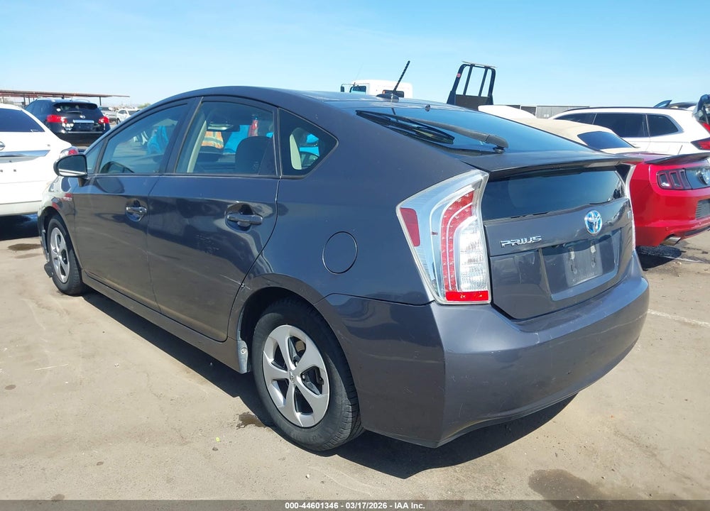 2013 TOYOTA PRIUS THREE VIN: JTDKN3DU1D1716639