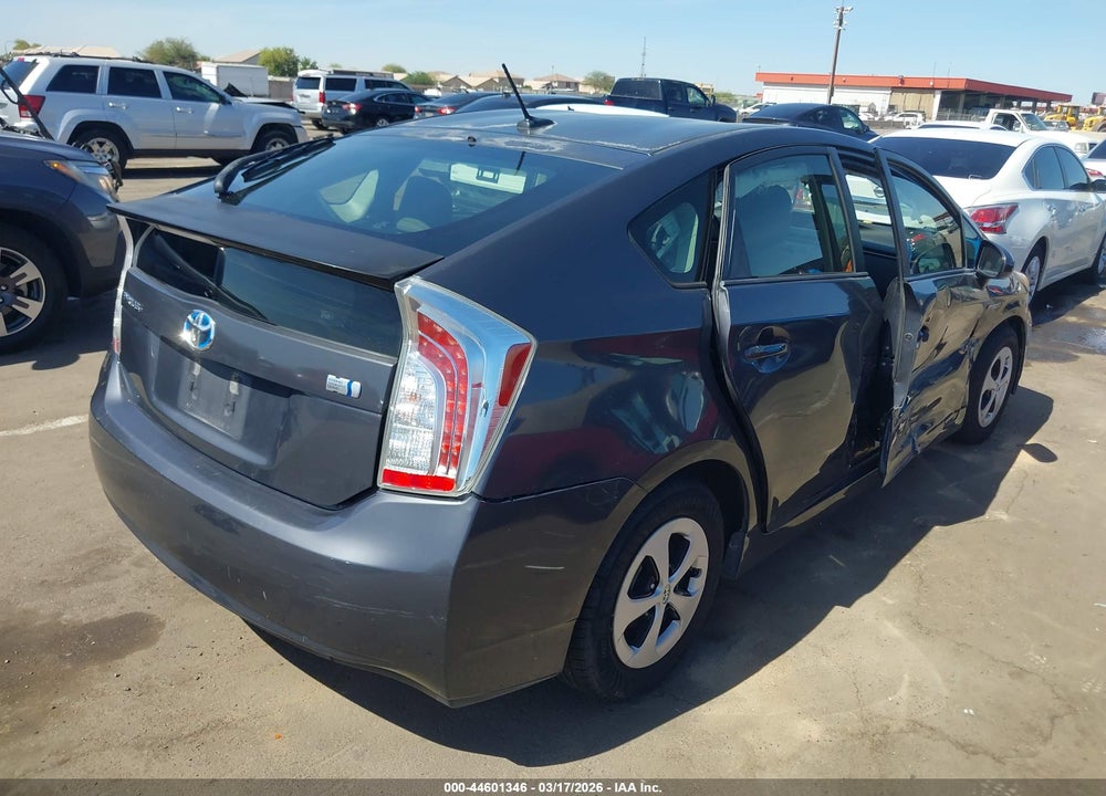 2013 TOYOTA PRIUS THREE VIN: JTDKN3DU1D1716639
