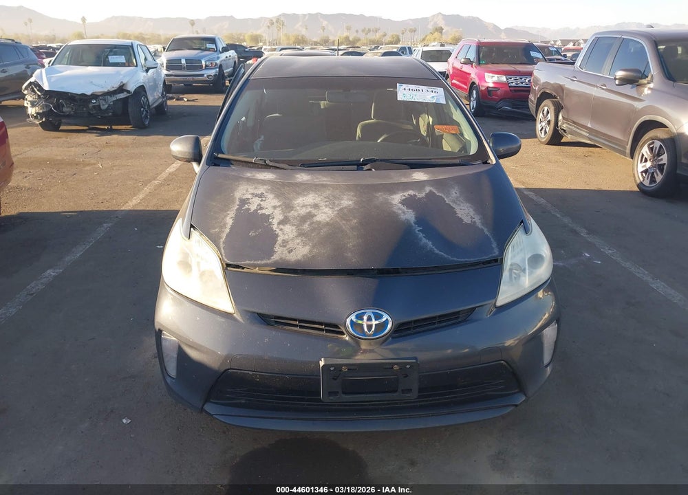 2013 TOYOTA PRIUS THREE VIN: JTDKN3DU1D1716639