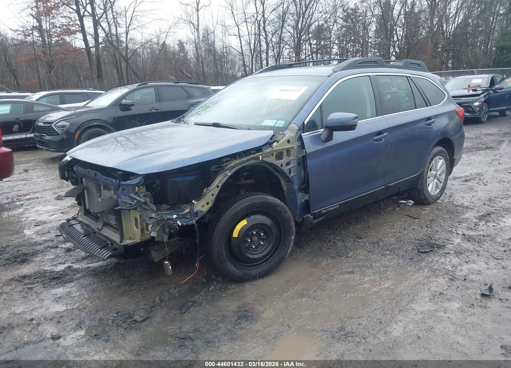2017 SUBARU OUTBACK 2.5I PREMIUM VIN: 4S4BSAFC4H3202100