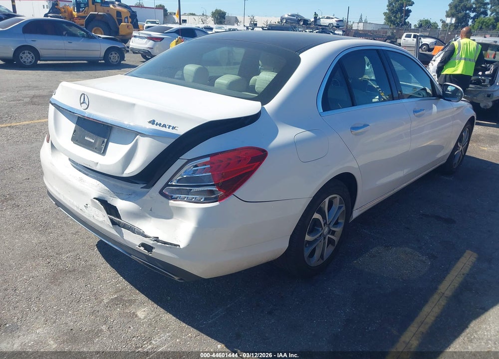 2016 MERCEDES-BENZ C 300 4MATIC VIN: WDDWF4KB6GR161768