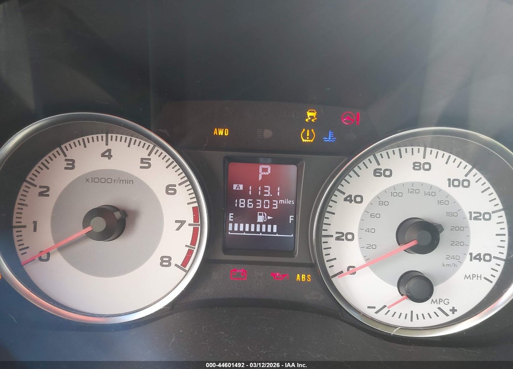 2013 SUBARU IMPREZA 2.0I SPORT LIMITED VIN: JF1GPAU64D2873264